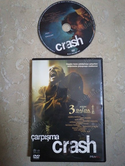 ÇARPIŞMA ( CRASH ) BİR PAUL HAGGIS FİLMİ -  TÜRKİYE BASIM DVD FİLM -122 DAKİKA+ EXTRAS -