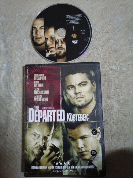 DEPARTED ( KÖSTEBEK ) - LEONARDO DI CAPRIO / MATT DAMON / JACK NICHOLSON - BİR MARTIN  SCORSESE FİLMİ   152 DAKİKA TÜRKİYE BASIM - DVD  FİLM