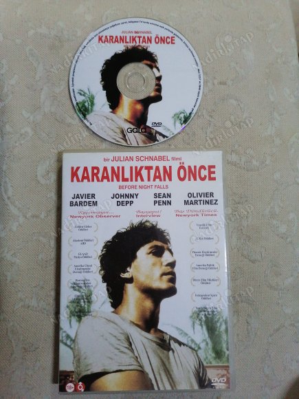 KARANLIKTAN ÖNCE ( BEFORE NIGHT FALLS )  - 127 DAKİKA TÜRKİYE BASIM -  DVD  FİLM