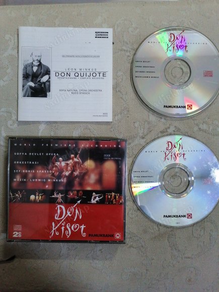 DON KİŞOT - WORLD PREMIERE RECORDING SOFYA DEVLET OPERA ORKESTRASI  - 2 CD - TÜRKİYE BASIM CD ALBÜM - 32 SAYFA KİTAPÇIKLI