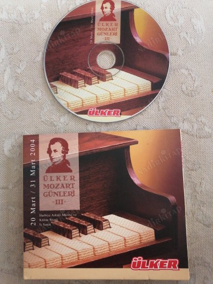 ÜLKER MOZART GÜNLERİ III - 20 Mart / 31 Mart 2004 - TÜRKİYE  BASIM  ALBÜM  CD