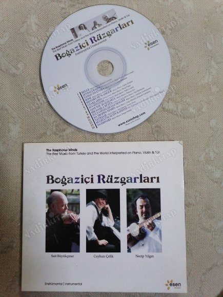 SAİT BÜYÜKÇINAR/CEYHUN ÇELİK / NECİP YILGIN - BOĞAZİÇİ RÜZGARLARI   -  TÜRKİYE  BASIM  ALBÜM  CD