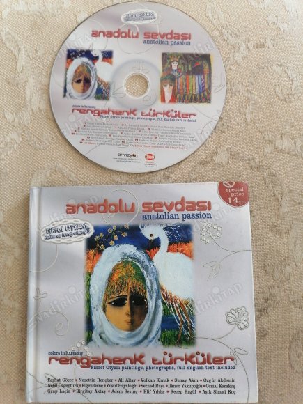 RENGAHENK TÜRKÜLER  -  Anadolu Sevdası - ( Fikret Otyam  Photographs Full English Text  Included ) 2007 TÜRKİYE BASIM CD ALBÜM ( 62 Sayfa Kitapçıklı)