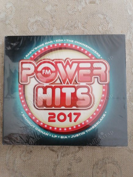 POWER FM HITS 2017 ( MAHMUT ORHAN*LP*SIA*JUSTIN TIMBERLAKE  - TÜRKİYE   BASIM CD ALBÜM -AÇILMAMIŞ AMBALAJINDA