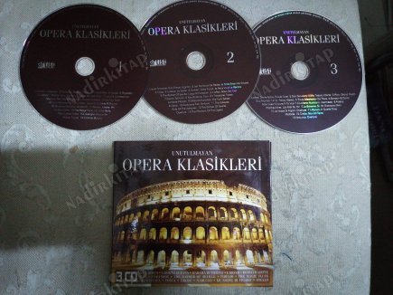 UNUTULMAYAN OPERA KLASİKLERİ -  TÜRKİYE  BASIM 3 CD LİK  ALBÜM