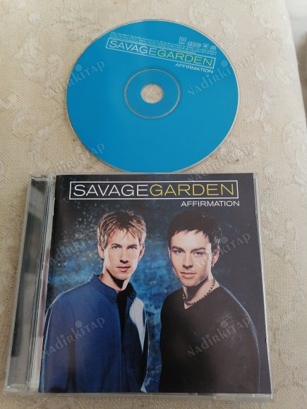 SAVAGE GARDEN - AFFIRMATION -  1999 AVRUPA   BASIM CD ALBÜM