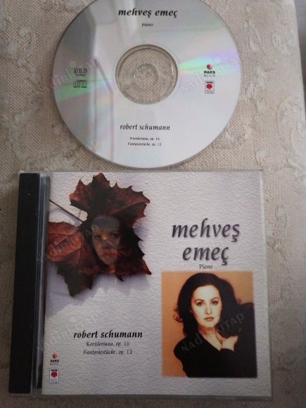 MEHVEŞ EMEÇ - ROBERT SCHUMANN - 1994 TÜRKİYE  BASIM CD ALBÜM ( SARI BANDROL )