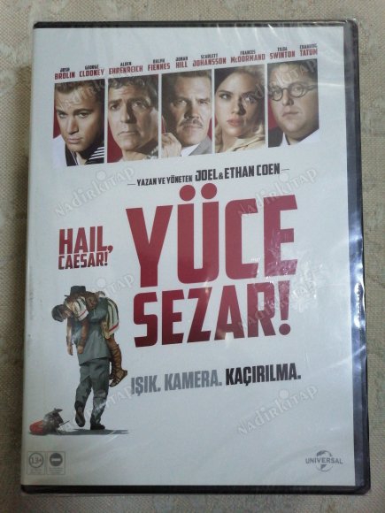 YÜCE SEZAR ( HAIL CAESAR )  - BİR JOEL & ETHAN COEN   FİLMİ  - 101 DAKİKA TÜRKİYE BASIM -  DVD FİLM - AÇILMAMIŞ AMBALAJINDA