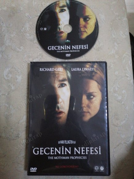 GECENİN NEFESİ (  THE MOTHMAN PROPHECIES  )  - RICHARD GERE/LAURA LINNEY DVD  FİLM - 114 DAKİKA   TÜRKİYE BASIM