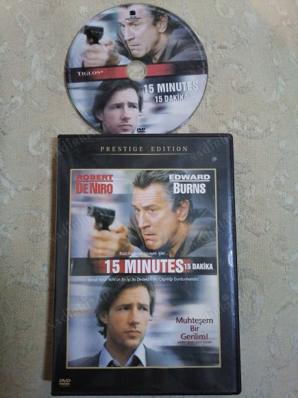 15 MINUTES - 15 DAKİKA - ROBERT DE NIRO / EDWARD BURNS  - DVD Film - 120 DAKİKA ( PRESTIGE EDITION )