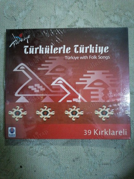 TÜRKÜLERLE TÜRKİYE ( TÜRKİYE WITH FOLK SONGS )  - 39 KIRKLARELİ - TÜRKİYE  BASIM CD ALBÜM - AÇILMAMIŞ AMBALAJINDA