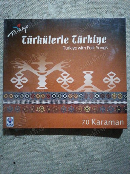 TÜRKÜLERLE TÜRKİYE ( TÜRKİYE WITH FOLK SONGS )  - 70 KARAMAN   - TÜRKİYE  BASIM CD ALBÜM - AÇILMAMIŞ AMBALAJINDA