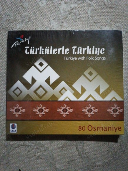 TÜRKÜLERLE TÜRKİYE ( TÜRKİYE WITH FOLK SONGS )  - 80 OSMANİYE  - TÜRKİYE  BASIM CD ALBÜM - AÇILMAMIŞ AMBALAJINDA