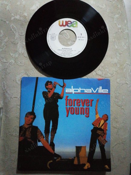 ALPHAVILLE - FOREVER YOUNG -1985 FRANSA BASIM 45 LİK PLAK