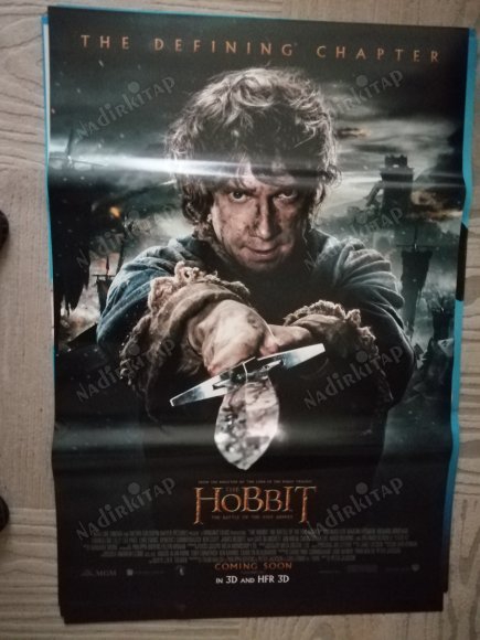 HOBBIT - 70X100 CM EBATLARINDA AMERİKAN BASIM   FİLM AFİŞİ