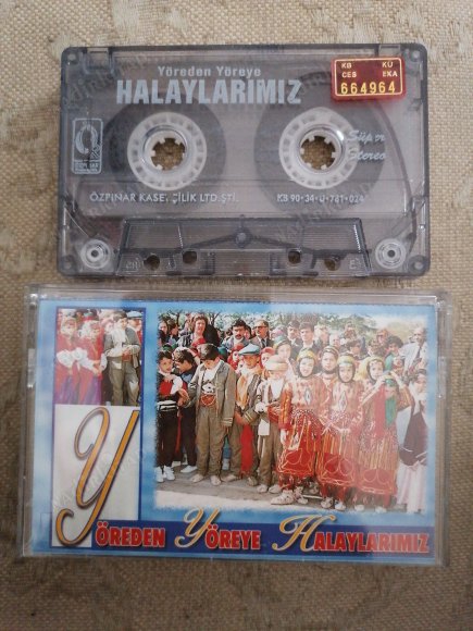 YÖREDEN YÖREYE HALAYLARIMIZ  - 1990  TÜRKİYE BASIM  *KASET*