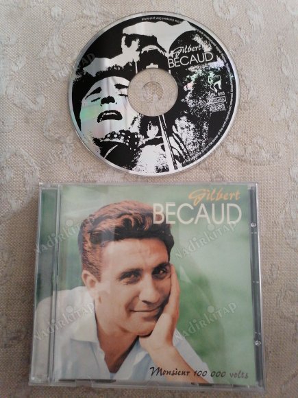 GILBERT BECAUD - MONSIEUR 100 000 VOLTS - 2004 AVRUPA  BASIM  CD ALBÜM