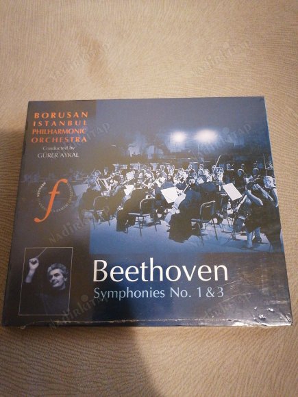 BORUSAN ISTANBUL PHILHARMONIC ORCHESTRA -Conducted by  GÜRER AYKAL - BEETHOVEN NO. 1 & 3  -  TÜRKİYE  BASIM ALBÜM CD - AÇILMAMIŞ AMBALAJINDA