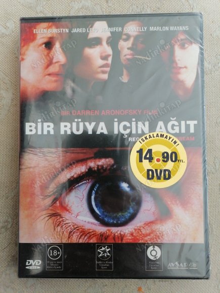 BİR RÜYA İÇİN AĞIT ( REQUIEM FOR A DREAM )  - BİR DARREN ARANOFSKY FİLMİ - 97 DAKİKA - TÜRKİYE BASIM DVD FİLM - AÇILMAMIŞ AMBALAJINDA