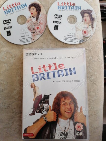 LITTLE BRITAIN   - COMPLETE SECOND  SERIES - 167 DAKİKA  - ( 2 DISC SET ) DVD FİLM - İNGİLTERE BASIM TÜRKÇE ALTYAZI SEÇENEĞİ YOKTUR