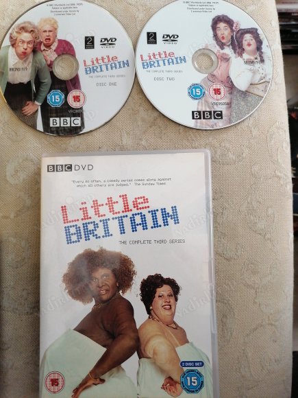 LITTLE BRITAIN  - COMPLETE THIRD  SERIES - 171 DAKİKA  - ( 2 DISC SET ) DVD FİLM - İNGİLTERE BASIM TÜRKÇE ALTYAZI SEÇENEĞİ YOKTUR