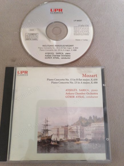 ANKARA CHAMBER ORCHESTRA - GÜRER AYKAL / AYŞEGÜL SARICA - MOZART PIANO CONCERTO NO 15 & 23- TOFAŞ SPONSORLUĞUNDA  TÜRKİYE  BASIM ALBÜM CD