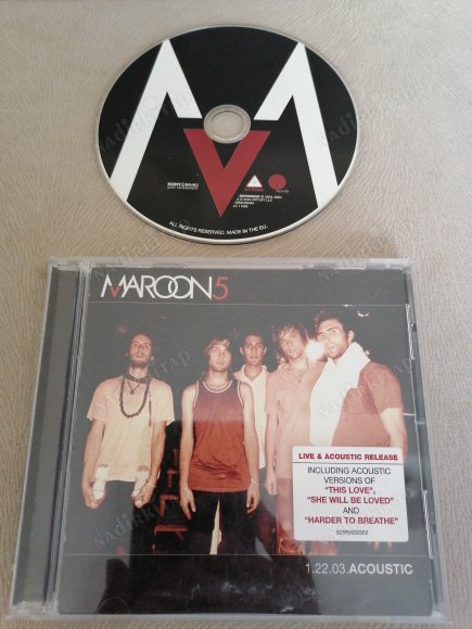 MAROON 5 - 1.22.03 ACOUSTIC - 2004  AVRUPA   BASIM CD ALBÜM