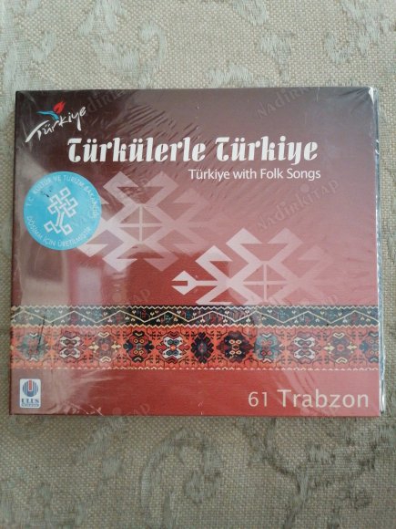 TÜRKÜLERLE TÜRKİYE ( TÜRKİYE WITH FOLK SONGS )  - 61 TRABZON  - TÜRKİYE  BASIM CD ALBÜM - AÇILMAMIŞ AMBALAJINDA