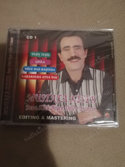 MUSTAFA KESER - BANA KÖTÜ DİYEN DİLLER UTANSIN  - TÜRKİYE  BASIM CD ALBÜM - AÇILMAMIŞ AMBALAJINDA