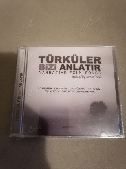 TÜRKÜLER BİZİ ANLATIR - PRODUCED BY CANKAT GÜNEL - TÜRKİYE  BASIM CD ALBÜM - AÇILMAMIŞ AMBALAJINDA