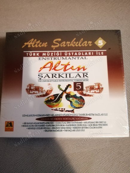 ALTIN ŞARKILAR 5 - TÜRK MÜZİĞİ ÜSTADLARI İLE  - TÜRKİYE  BASIM CD ALBÜM - AÇILMAMIŞ AMBALAJINDA