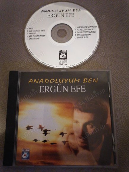 ERGÜN EFE - ANADOLUYUM BEN -   TÜRKİYE BASIM CD ALBÜM