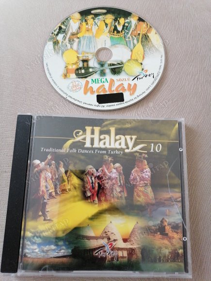 HALAY 10 - TRADITIONAL FOLK DANCES FROM TURKEY / 27 SÜPER HALAY -  ALBÜM  CD - TÜRKİYE  BASIM