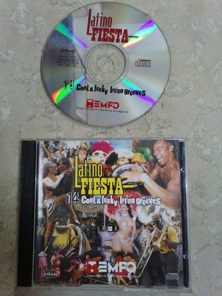 LATINO FIESTA - 14 COOL & FUNKY LATINO GROOVES  - 1999 AVRUPA   BASIM CD ALBÜM