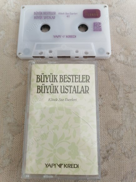 BÜYÜK BESTELER / BÜYÜK USTALAR 4/1 - KLASİK SAZ ESERLERİ    ( ŞEF:BEKİR SIDKI SEZGİN ) - 1993 TÜRKİYE BASIM KASET ALBÜM ( YAPI KREDİ )