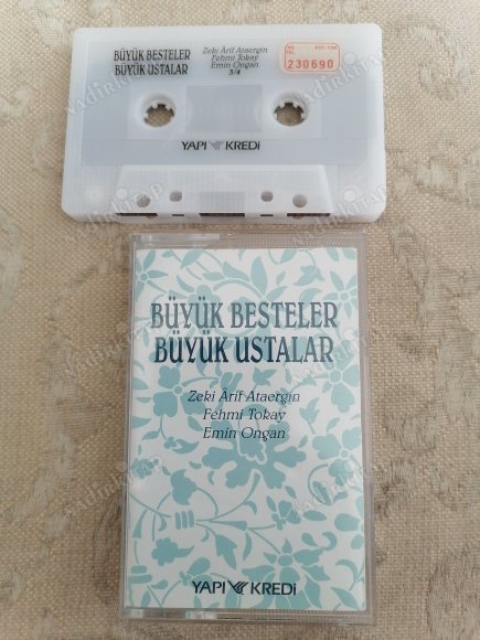 BÜYÜK BESTELER / BÜYÜK USTALAR 4/3 - ARİF ATAERGİN/FEHMİ TOKAY/EMİN ONGAN   ( ŞEF:B. SIDKI SEZGİN ) - 1993 TÜRKİYE BASIM KASET ALBÜM ( YAPI KREDİ )