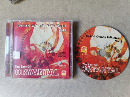 THE BEST OF ORYANTAL VOL. 2 ( TURKISH OTANTIK FOLK MUSIC )  - TÜRKİYE BASIM  CD ALBÜM