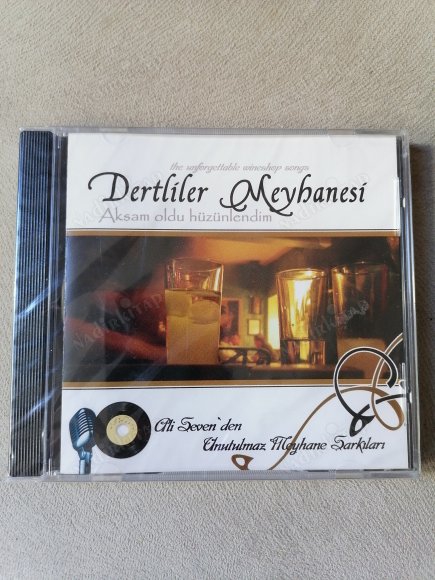 DERTLİLER MEYHANESİ / AKŞAM OLDU HÜZÜNLENDİM - ALİ SEVEN’DEN UNUTULMAZ MEYHANE ŞARKILARI - - TÜRKİYE BASIM  CD ALBÜM - AÇILMAMIŞ AMBALAJINDA