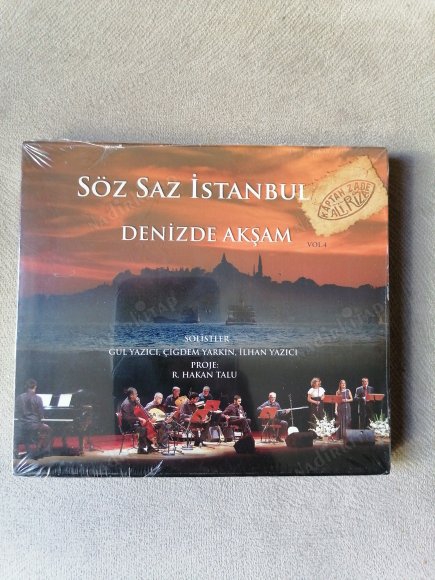 SÖZ SAZ İSTANBUL / DENİZDE AKŞAM ( GÜL YAZICI / İLHAN YAZICI /  ÇİĞDEM YARKIN )  - TÜRKİYE BASIM  CD ALBÜM - AÇILMAMIŞ AMBALAJINDA