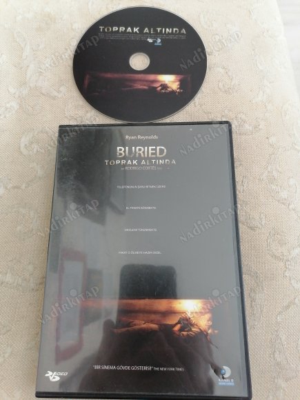 TOPRAK ALTINDA / BURIED  - RYAN REYNOLDS -  BİR RODRIGO CORTES  FİLMİ -  92 DAKİKA  TÜRKİYE BASIM DVD FİLM