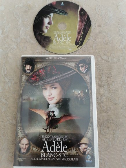 THE EXTRAORDINARY ADVENTURES OF ADELE BLANC-SEC / ADELE’NİN OLAĞANÜSTÜ MACERALARI - BİR LUC BESSON FİLMİ -  103 DAKİKA  TÜRKİYE BASIM DVD FİLM