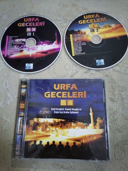 URFA GECELERİ - HALİL KENDİRLİ_İSMAİL AKAGÜN VE ERGİN SAZ GRUBU EŞLİĞİNDE - 2 CD   TÜRKİYE BASIM  DOUBLE CD ALBÜM