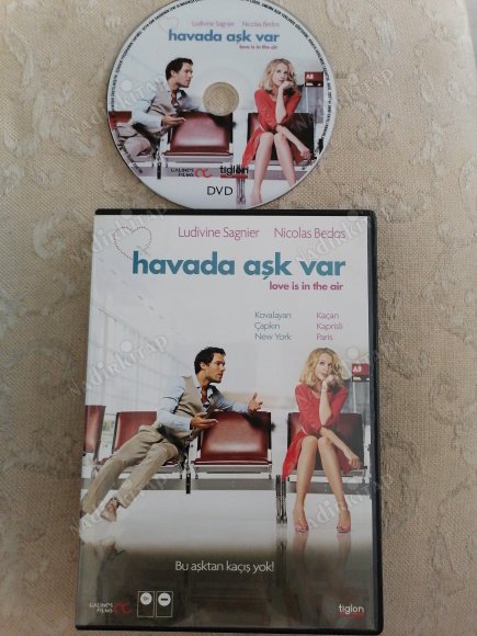 HAVADA AŞK VAR / LOVE IS IN THE AIR - LUDIVINE SAGNIER /NICOLAS BEDOS  -  96  DAKİKA TÜRKİYE BASIM -  DVD  FİLM