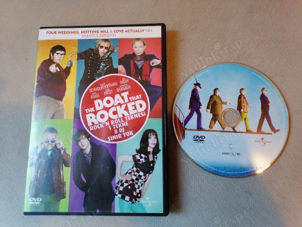 THE BOAT THAT ROCKED - BİR RICHARD CURTIS FİLMİ  - 129 DAKİKA   TÜRKİYE BASIM - DVD FİLM