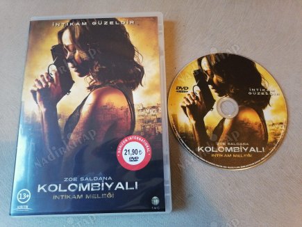 KOLOMBİYALI / İNTİKAM MELEĞİ - ZOE SALDANA  - TÜRKİYE BASIM DVD FİLM - 103  DAKİKA