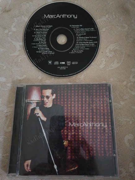 MARC ANTHONY - MARC ANTHONY  1999 AVRUPA BASIM CD  ALBÜM