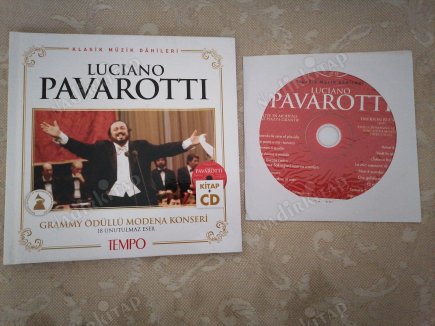 LUCIANO PAVAROTTI - GRAMMY ÖDÜLLÜ MODENA KONSERİ - 2011 TÜRKİYE BASIM BASIM CD  ALBÜM + KİTAP