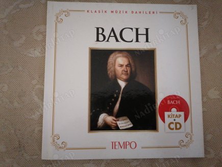 BACH / KLASİK MÜZİK DAHİLERİ  - 2011 TÜRKİYE BASIM BASIM CD  ALBÜM + KİTAP