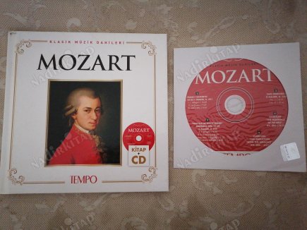 MOZART  / KLASİK MÜZİK DAHİLERİ  - 2011 TÜRKİYE BASIM BASIM CD  ALBÜM + KİTAP