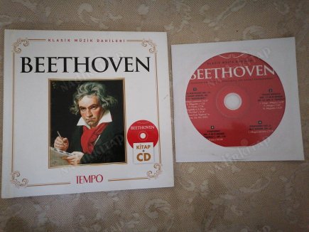 BEETHOVEN  / KLASİK MÜZİK DAHİLERİ  - 2011 TÜRKİYE BASIM BASIM CD  ALBÜM + KİTAP